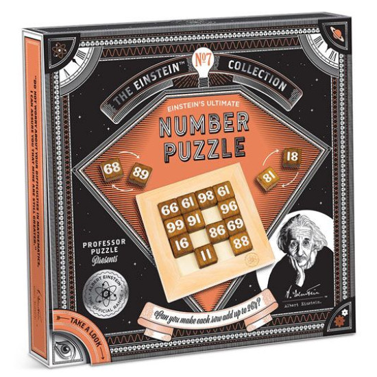 3D пъзел Professor Puzzle: Einstein's Number