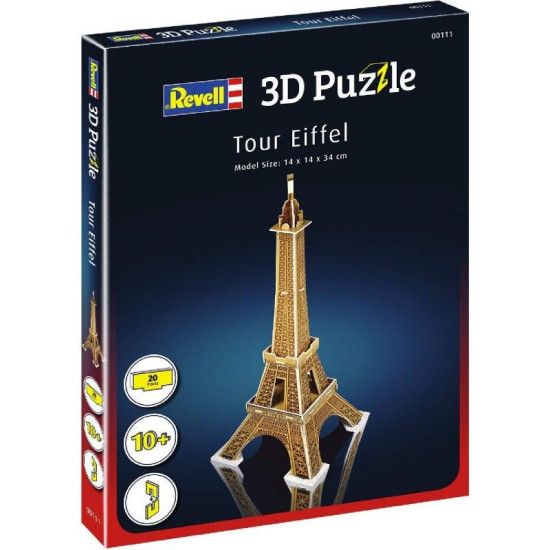 Мини 3D пъзел Revell - Айфеловата кула