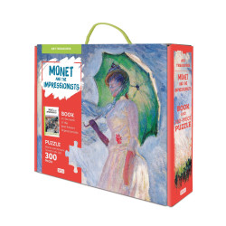 Пъзел Sassi с книжка Monet and the Impressionists 300 части Пъзел Sassi с книжка Monet and the Impressionists 300 части