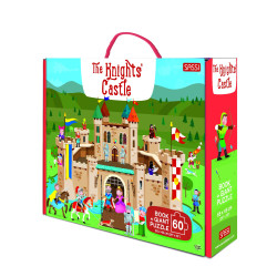 Пъзел Sassi с книжка The Knights Castle 60 части Пъзел Sassi с книжка The Knights Castle 60 части