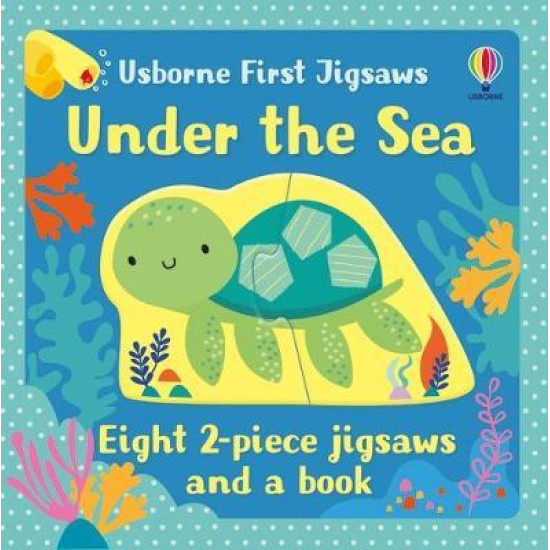 Пъзел с книжка Usborne First Jigsaws: Under the Sea