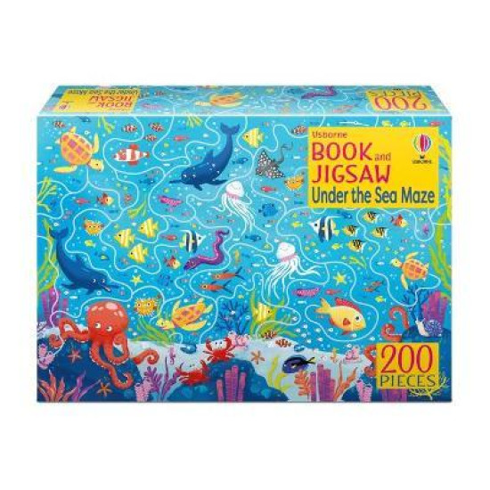 Пъзел с книжка Jigsaw Under the Sea Maze