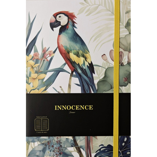 Бележник с ластик INNOCENCE - папагал | A&T Publishers