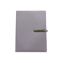 Тефтер А5 светлолилав със закопчалка