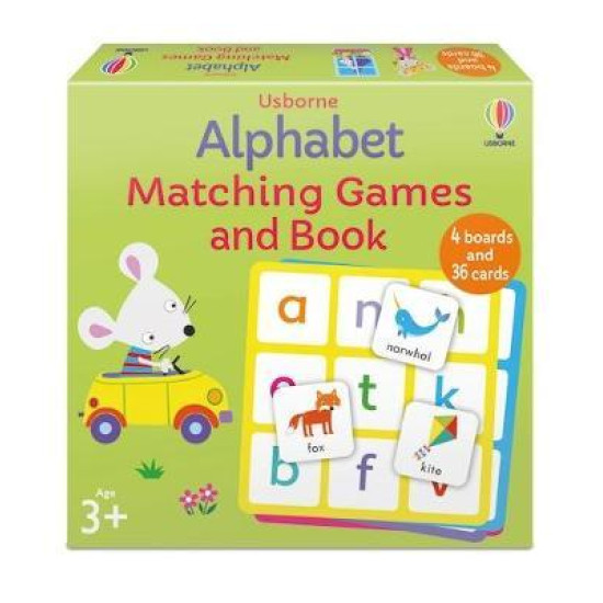 Alphabet Matching Games and Book | USBORNE