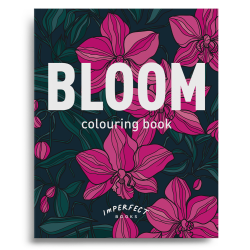 Книга за оцветяване Bloom с 15 флорални илюстрации