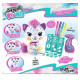 Творчески комплект Canal Toys Airbrush plush - Плюшена играчка за оцветяване, Коте | Игри и играчки