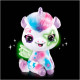 Творчески комплект Canal Toys Airbrush plush - Плюшена играчка за оцветяване, Светещ еднорог | Игри и играчки