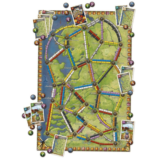 Разширение за настолна игра Ticket to Ride - Nederland