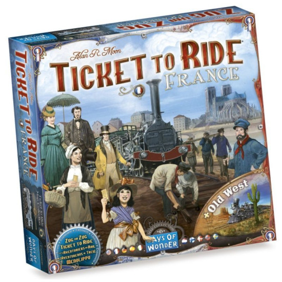 Разширение за настолна игра Ticket to Ride - France & Old West