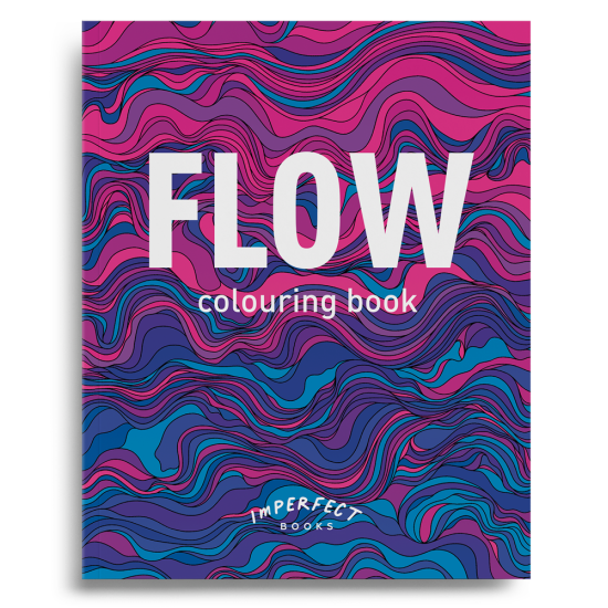 Kнига за оцветяване FLOW с 15 абстрактни илюстрации