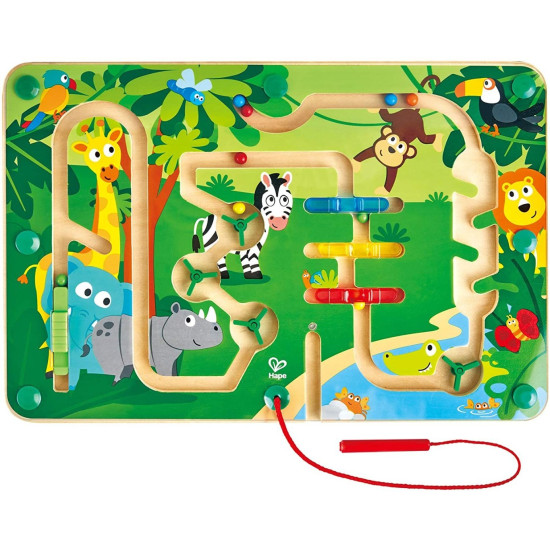 Дървен лабиринт Hape - Джунгла | Игри и играчки