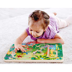 Дървен лабиринт Hape - Джунгла