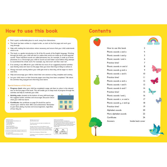 First Phonics. Ages 3-5 - Collins Easy Learning Preschool