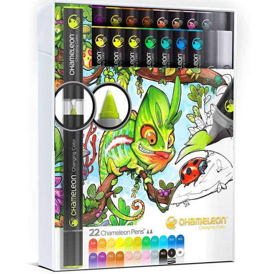 Комплект 22 броя маркери Chameleon Deluxe Set | Изкуство и художествени материали