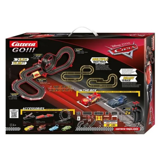 Състезателна писта Carrera Go Cars Neon Nights – 5.3 м.