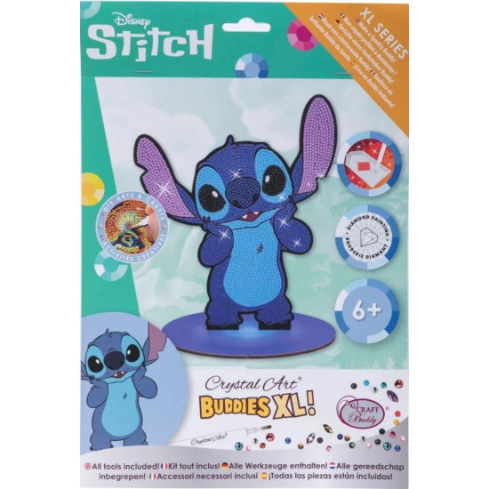 Диамантена фигурка Craft Buddy - Стич, XL | Disney