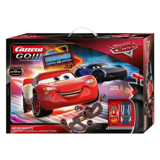 Състезателна писта Carrera Go Cars Neon Nights – 5.3 м. | Игри и играчки