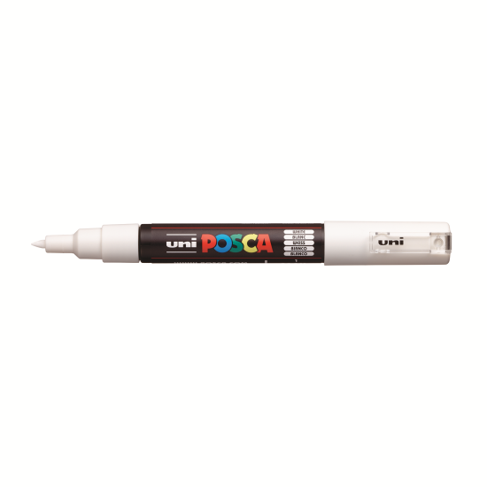 Маркер акрилен Posca PC - 1M 0.7 mm White | Изкуство и художествени материали