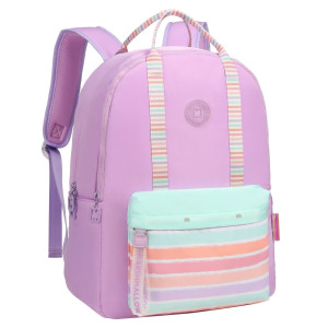 Ученическа раница Marshmallow Stripes Purple