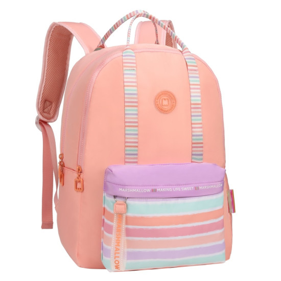Ученическа раница Marshmallow Stripes Peach | Marshmallow