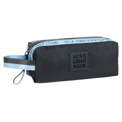 Правоъгълен несесер Miss Lemonade Self love Black