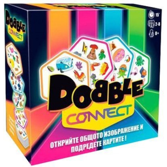 Настолна игра Dobble Connect - Парти - българско издание | Paladium Games