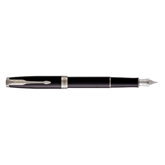 Писалка Parker Royal Fountain Pen Sonnet Lacquered Black CT | Писалки