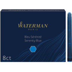 Патрончета Waterman Std за писалка, дълги, син 1 бр.