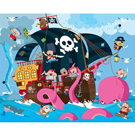 Пъзел Sassi с книжка 30 части Pirates | SASSI