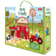Пъзел Sassi с книжка Farm Friends 30 части | SASSI