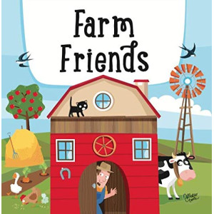 Пъзел Sassi с книжка Farm Friends 30 части