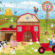 Пъзел Sassi с книжка Farm Friends 30 части | SASSI