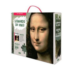 Пъзел Sassi с книжка Leonardo Da Vinci 300 части