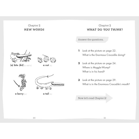 Roald Dahl The Enormous Crocodile - Penguin Readers Level 1, A1 | Роалд Дал