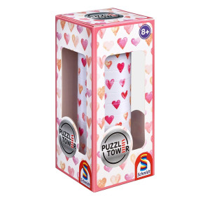 3D пъзел Tower puzzle - Hearts