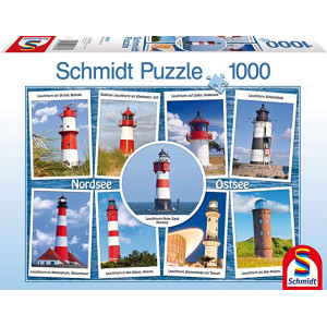 Пъзел The most beautiful lighthouses - 1000