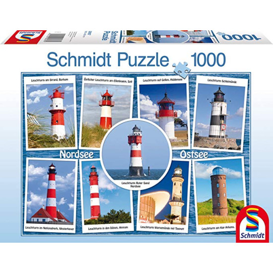 Пъзел The most beautiful lighthouses - 1000