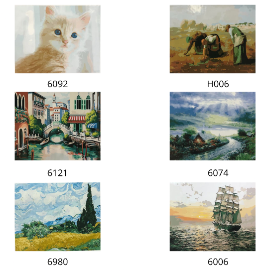 Рисуване по номера с бои | Книги за оцветяване