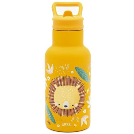 Бутилка за вода Sassi Chompy The Lion - 500 ml | Кутии за храна и бутилки