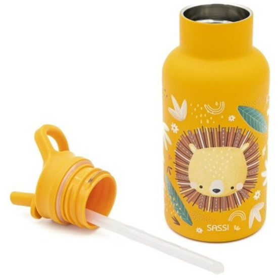 Бутилка за вода Sassi Chompy The Lion - 500 ml | Кутии за храна и бутилки