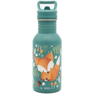 Бутилка за вода Sassi Crunchy The Fox - 500 ml