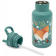 Бутилка за вода Sassi Crunchy The Fox - 500 ml | Кутии за храна и бутилки