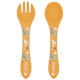 Комплект прибори за хранене Sassi - Chompy The Lion, оранжеви | Аксесоари за хранене