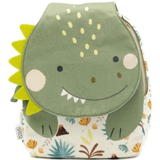 Раница за детска градина Sassi Cracky The Dinosaur - 1 отделение, мини | SASSI