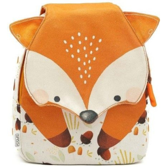 Раница за детска градина Sassi Crunchy The Fox - 1 отделение, мини | SASSI