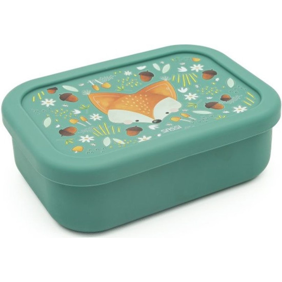 Силиконова кутия за храна Sassi Crunchy The Fox - 700 ml | Аксесоари за хранене