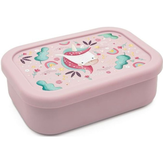 Силиконова кутия за храна Sassi Sparkly The Unicorn - 700 ml | Кутии за храна и бутилки