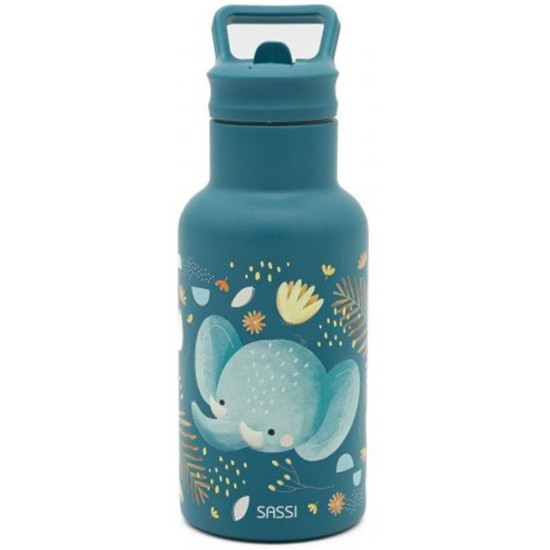 Термо бутилка за вода Sassi Chewy The Elephant - 350 ml | Кутии за храна и бутилки