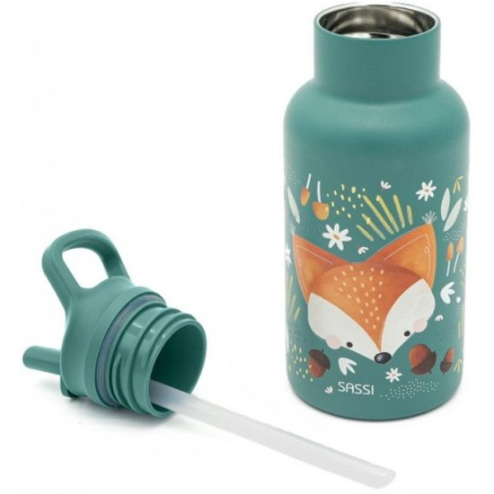 Термо бутилка за вода Sassi Crunchy The Fox - 350 ml | Кутии за храна и бутилки